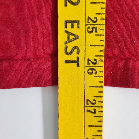 Crooks & Castles short sleeve T-shirt burgundy with graphic design men's size L - Picture 8 of 8